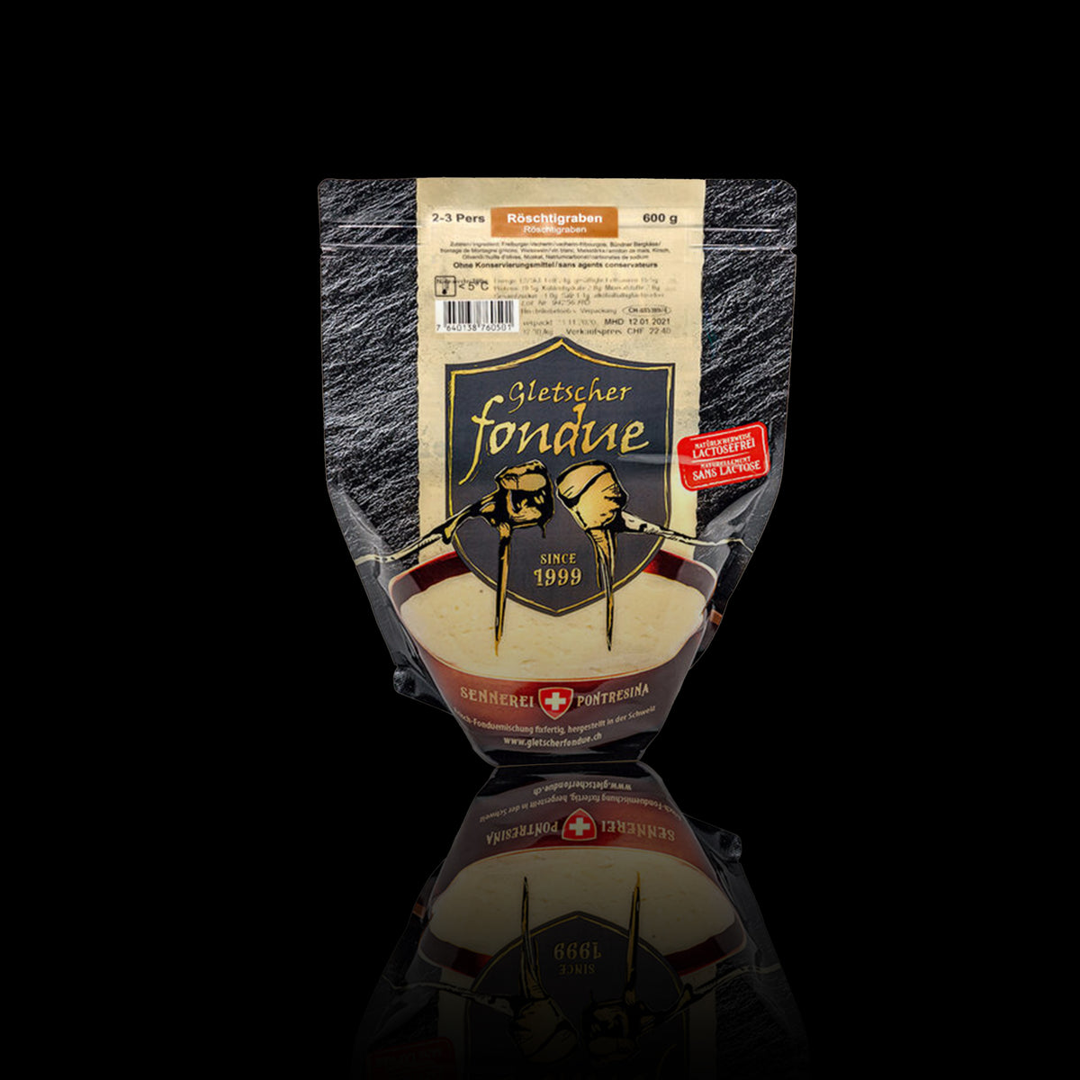 GLETSCHER FONDUE RÖSCHTIGRABEN